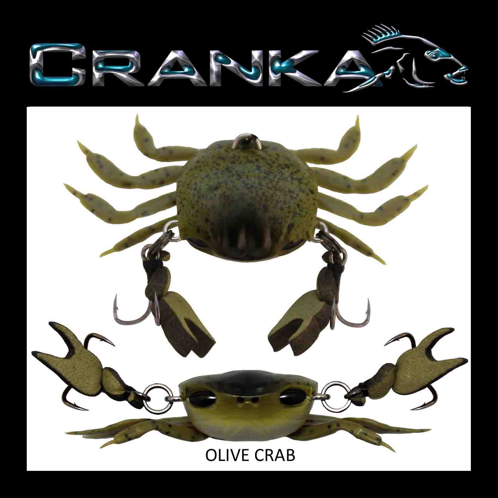 CRANKA Crab - 65mm Treble Hook Model 9.5 Gram - Fishing Lure