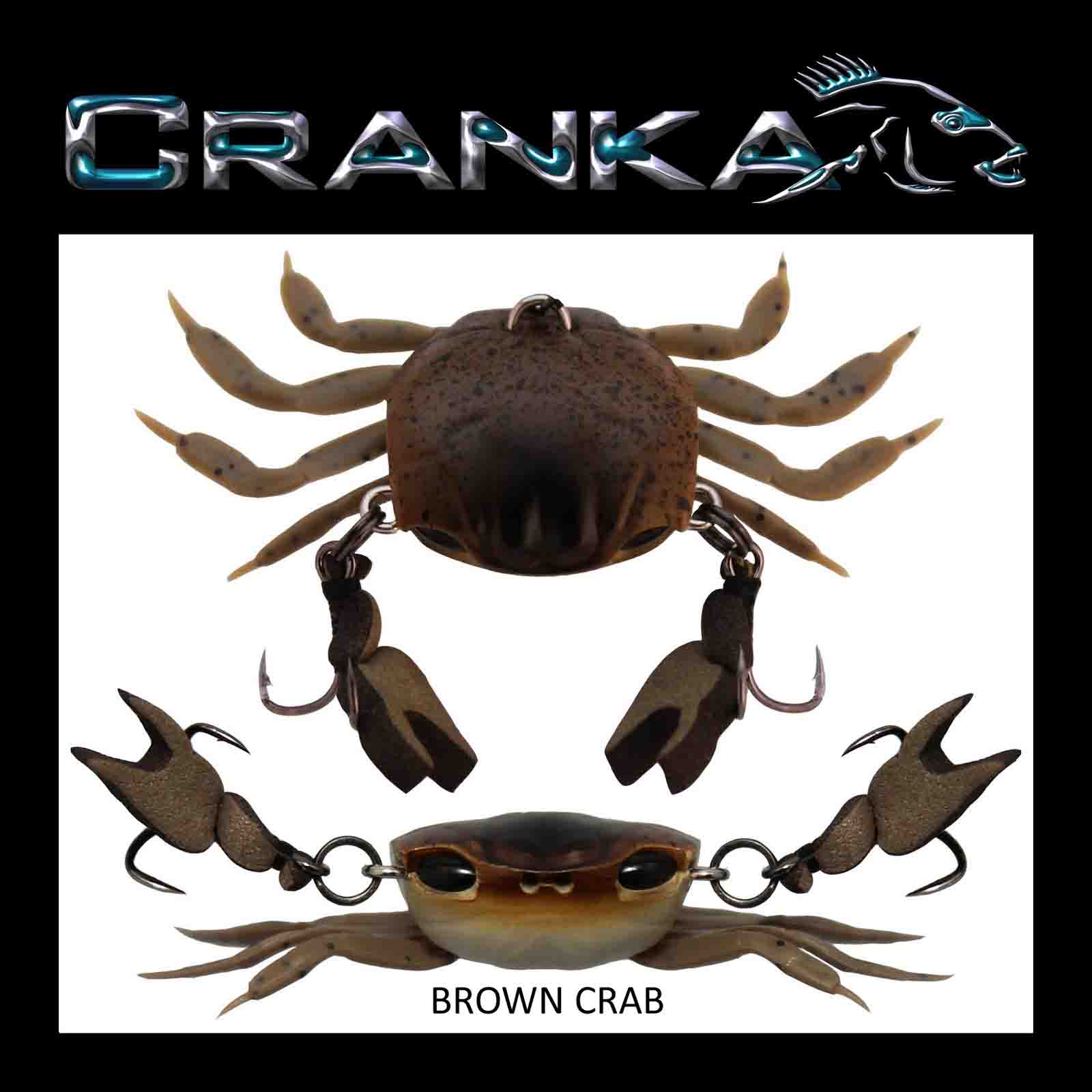 CRANKA Crab 65mm Treble Hook Model 9.5 Gram Fishing Lure