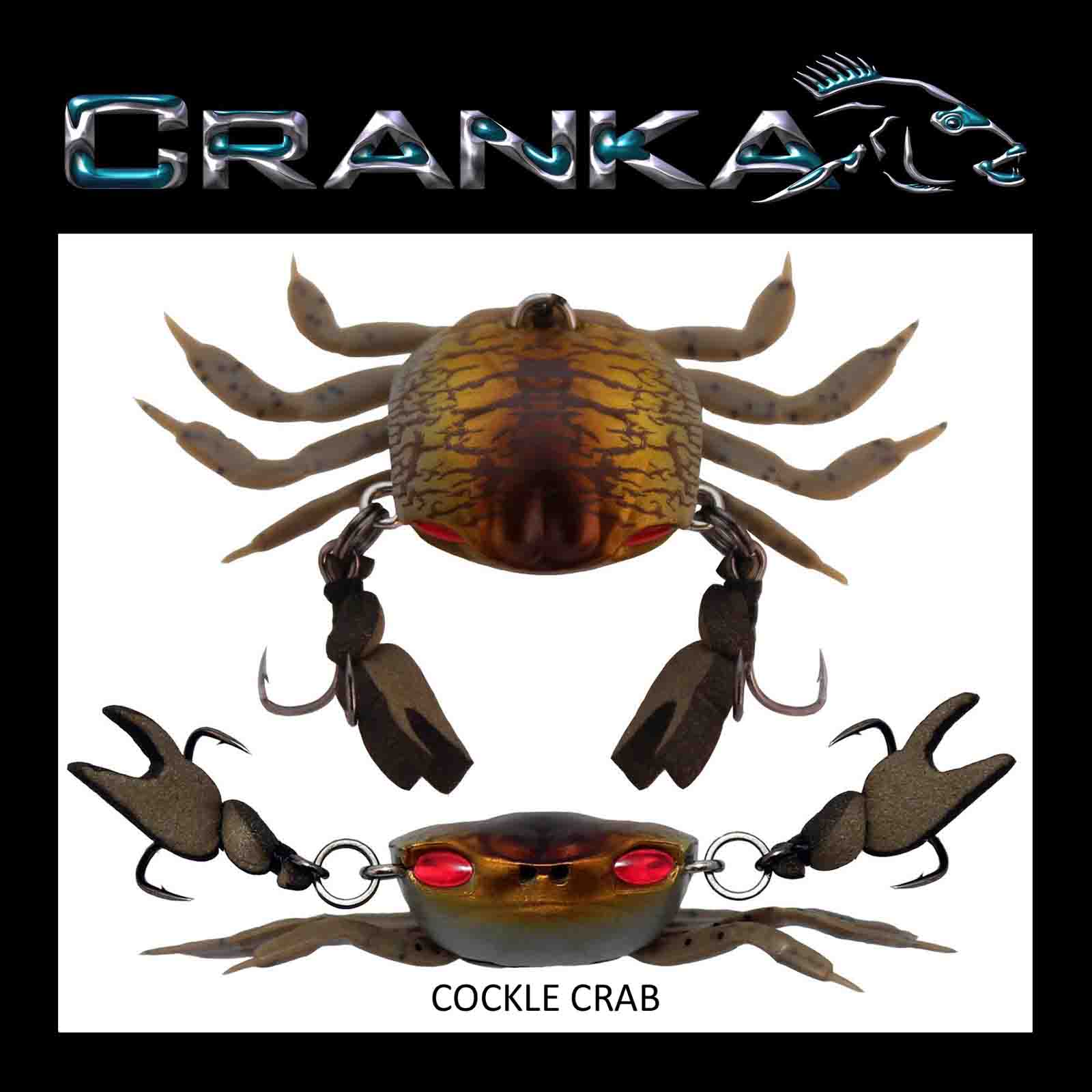 CRANKA Crab - 65mm Treble Hook Model 9.5 Gram - Fishing Lure