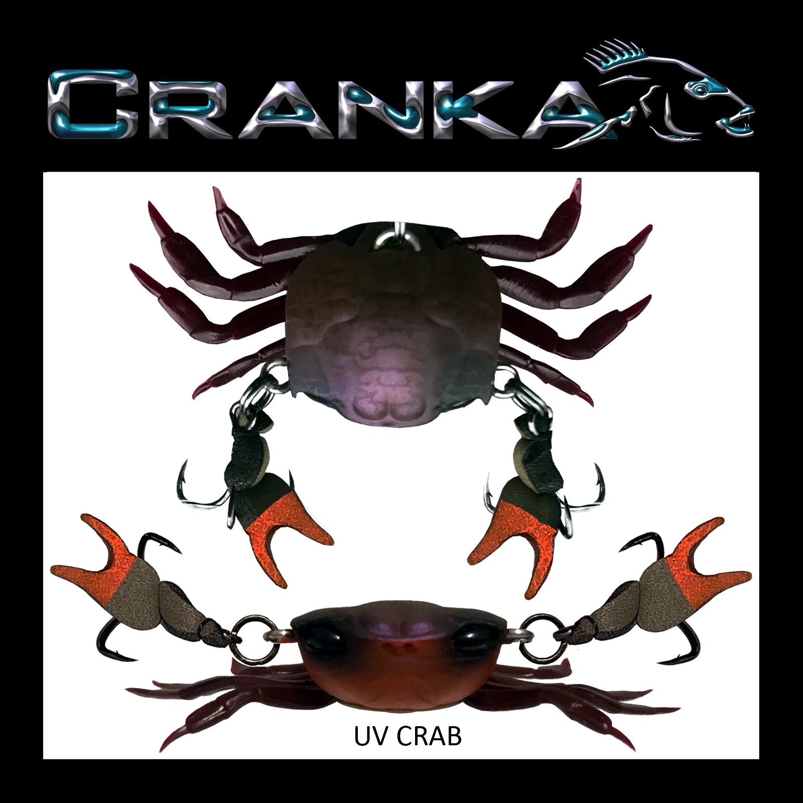 CRANKA Crab - 50mm Treble Hook Model 3.9 Gram Light - Fishing Lure