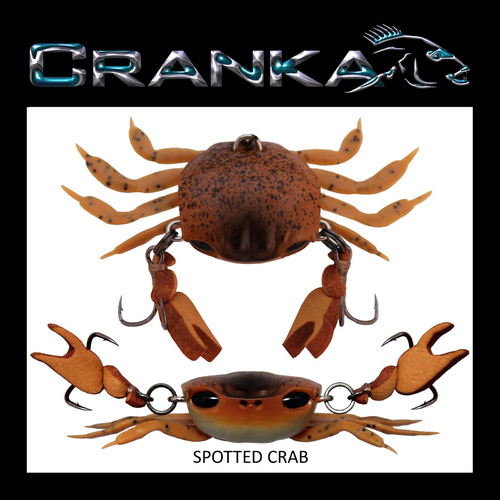 Crab Treble Hook Model - 50mm (2 inch) - Light 3.9 Gram (0.138 ounce) - SPOTTED CRAB