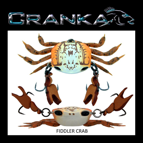 Crab Treble Hook Model - 50mm (2 inch) - Heavy 5.9 Gram (0.208 ounce) - FIDDLER CRAB