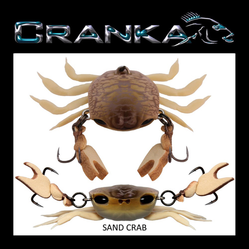 Crab Treble Hook Model - 50mm (2 inch) - Heavy 5.9 Gram (0.208 ounce) - SAND CRAB